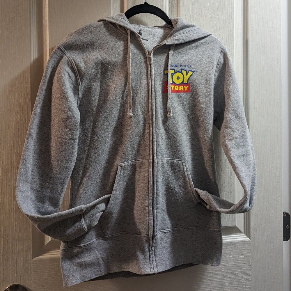 Toy Story Pixar Disney Parks Authentic Zip Up Hoodie - Ladies Medium